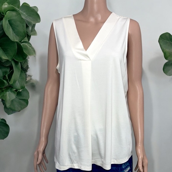 Anne Klein Harmony Pleat Neck Shell Top - Picture 11 of 16